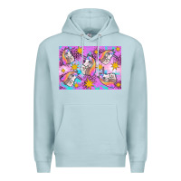 Blue Mist unicorn Premium Hoodie - Artiststas