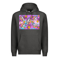 Charcoal Heather unicorn Premium Hoodie - Artiststas