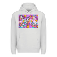 Dove Grey unicorn Premium Hoodie - Artiststas