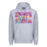 Heather Grey unicorn Premium Hoodie - Artiststas
