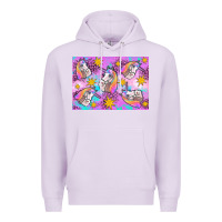 Lilac unicorn Premium Hoodie - Artiststas