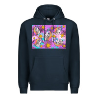 Navy unicorn Premium Hoodie - Artiststas