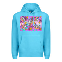 Ocean Blue unicorn Premium Hoodie - Artiststas