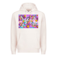 Pale Pink unicorn Premium Hoodie - Artiststas