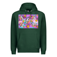 Sports Green unicorn Premium Hoodie - Artiststas