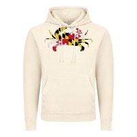 Vintage Artic Maryland Crab State Pride Flag Vintage Hoodie - maiPhamDesign