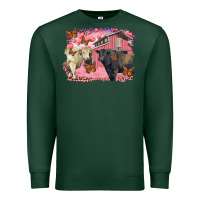 Sports Green valentine's day barn and black angus with charolais Premium Sweatshirt - RanaPortraitStore