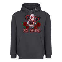 Be Mine Valentine's Day Calf Heavyweight Hoodie | Teevron