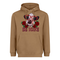 Toasted Coconut be mine valentine's day calf Heavyweight Hoodie - RanaPortraitStore