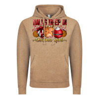 Vintage Coffee balls deep in christmas spirit Vintage Hoodie - CowhideDigitalArt