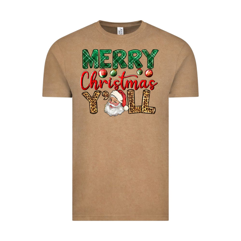 Merry Christmas Y'all Vintage Tee by BundleAndBundleShop | Teevron