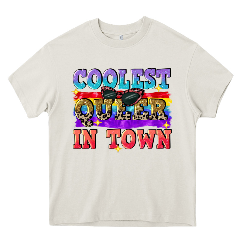 Coolest Queer In Town Heavy Core Tee by CowGirlArtShop | Teevron