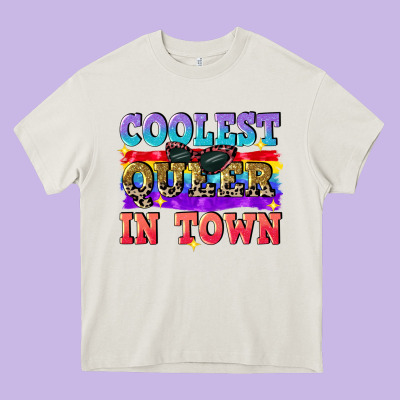 Coolest Queer In Town Heavy Core Tee Designed By Cowgirlartshop