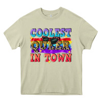Mossy Coolest queer in town Heavy Core Tee - CowGirlArtShop