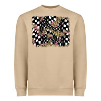 Mushroom racing leopard backgraund Heavyweight Sweatshirt - JahusDesignShop