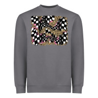 Storm racing leopard backgraund Heavyweight Sweatshirt - JahusDesignShop
