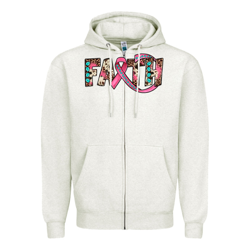 Faith Zipper Hoodie by JahusDesignShop | Teevron