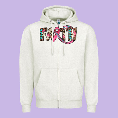 Faith Zipper Hoodie Designed By Jahusdesignshop