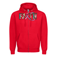 Red faith Zipper Hoodie - JahusDesignShop