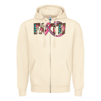 Sandshell faith Zipper Hoodie - JahusDesignShop