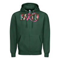 Sports Green faith Zipper Hoodie - JahusDesignShop