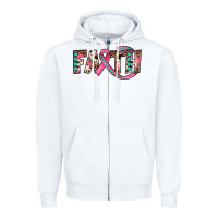 White faith Zipper Hoodie - JahusDesignShop