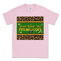 Bubblegum Pink Dead inside but feeling lucky 20oz skinny tumbler Classic Tee - HowdyJamesFarm