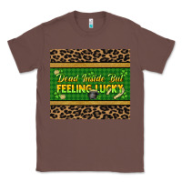 Chestnut Dead inside but feeling lucky 20oz skinny tumbler Classic Tee - HowdyJamesFarm