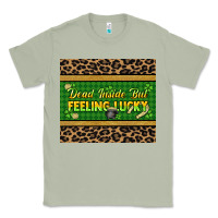 Matcha Dead inside but feeling lucky 20oz skinny tumbler Classic Tee - HowdyJamesFarm