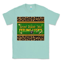 Seafoam Dead inside but feeling lucky 20oz skinny tumbler Classic Tee - HowdyJamesFarm