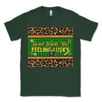 Sports Green Dead inside but feeling lucky 20oz skinny tumbler Classic Tee - HowdyJamesFarm