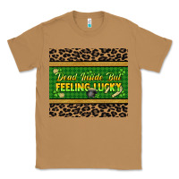 Dead Inside But Feeling Lucky 20oz Skinny Tumbler Classic Tee | Teevron