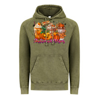 Vintage Olive Thanks A Latte Autumn Vibes Vintage Hoodie - CowhideDigitalArt