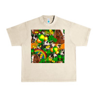 Sandshell St. Patrick's Day Horse With Balloons Urban Heavy Tee - FaDigitalArtStudio