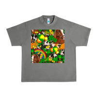 Tornado St. Patrick's Day Horse With Balloons Urban Heavy Tee - FaDigitalArtStudio