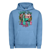 Pigment Pebble Blue upper class trailer trash Urban Hoodie - RanaPortraitStore