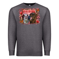 Charcoal Heather valentine heifers Premium Sweatshirt - RanaPortraitStore