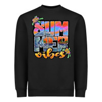 Black sum mer vibes Heavyweight Sweatshirt - JahusDesignShop