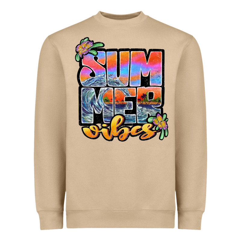 Sum Mer Vibes Heavyweight Sweatshirt by JahusDesignShop | Teevron