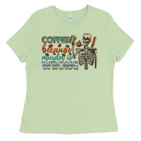 Matcha coffee because murder is wrong bbs Ladies Tee - BundleAndBundleShop