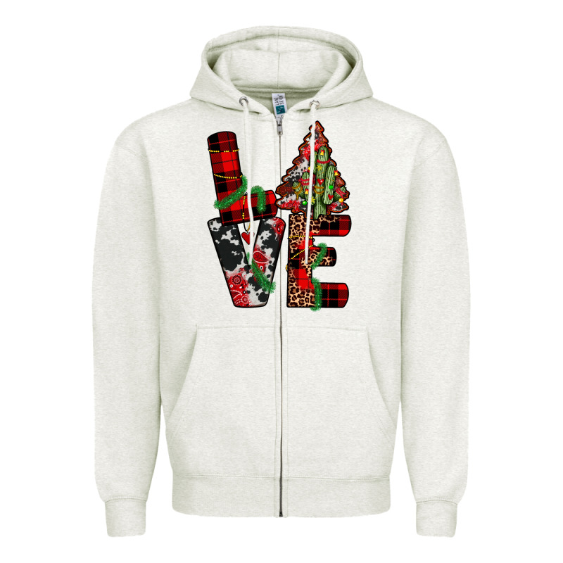 Christmas Love Zipper Hoodie by JahusDesignShop | Teevron