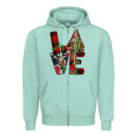 Seafoam christmas love Zipper Hoodie - JahusDesignShop