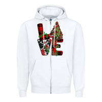 White christmas love Zipper Hoodie - JahusDesignShop