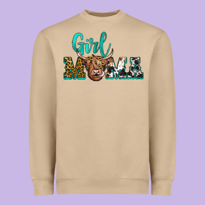 Girl Mama Heavyweight Sweatshirt Designed By Jahusdesignshop