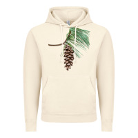 Vintage Artic white pine cone Vintage Hoodie - LillyAllenDesigns