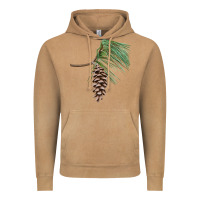 Vintage Camel white pine cone Vintage Hoodie - LillyAllenDesigns