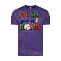 Cloud Purple i'll see you at home Vintage Tee - BundleAndBundleShop