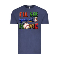 Vintage Denim i'll see you at home Vintage Tee - BundleAndBundleShop