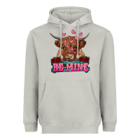 Moon Dust be mine highland cow Heavyweight Hoodie - RanaPortraitStore