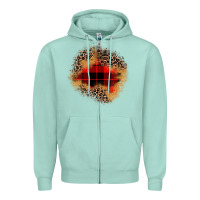 Seafoam christmas patch Zipper Hoodie - JahusDesignShop